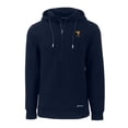 thumbnail image 2 of Men's Cutter & Buck  Navy West Virginia Mountaineers Alumni Logo Roam Eco Recycled Half-Zip Pullover Hoodie, 2 of 3