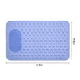 thumbnail image 2 of RLESO 2026 New Bath Mats for Bathroom Floor,Shower Rug for in Front of Bathtub,Thin Under Door Bathroom Rug,Non Slip Kitchen Mat,Bathroom Decor (Blue), 2 of 7