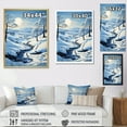 thumbnail image 4 of Designart "Solitude Amidst Winter s Snow VIII" Floral Canvas Print, 4 of 5