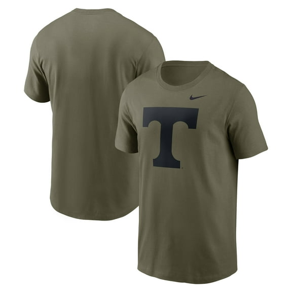 Men's Nike Olive Tennessee Volunteers Primetime Logo Dri-FIT T-Shirt