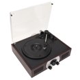 thumbnail image 3 of Reproductor de discos de vinilo con Bluetooth, tocadiscos portátil de 3 velocidades, reproductor de discos LP de vinilo con altavoz para vinilo de 7, 10 y 12 pulgadas, 100-240V, 3 of 8