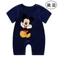 thumbnail image 1 of Mamelucos de verano para bebés, pijamas con estampado de dibujos animados de Mickey y Minnie para niños, mono para niñas, ropa para bebés, ropa infantil, Pijamas para niños pequeños Outfit3M Gao Jinjia LED, 1 of 2