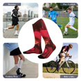 thumbnail image 5 of Hazbin Hotel Compression Socks Support Knee High Socks For Running Hiking Athletic Nursing, 5 of 7
