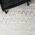 thumbnail image 6 of SAFAVIEH Lagoon Rosalind Diamond Area Rug, Grey/Gold, 6'7" x 6'7" Round, 6 of 8