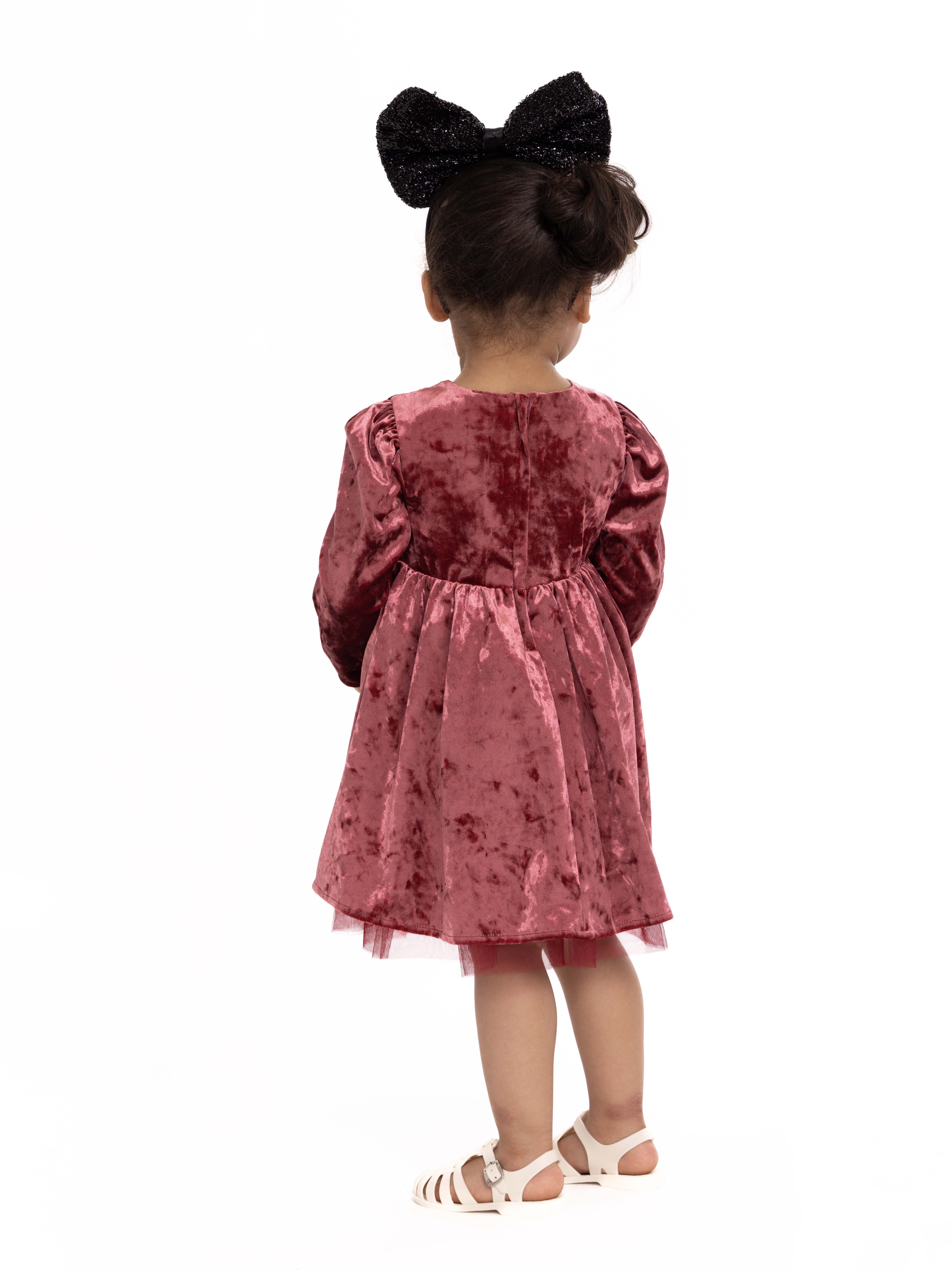 Christmas Dress 2t Bonnie Jean Girls' Holiday Christmas Dress Set -  Burgundy Stripe Dress With Velvet Cardigan Velvet Cardigan For Girls