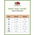 thumbnail image 4 of Fruit of the Loom Boys Short Sleeve V-Neck T-Shirts, 3 Pack, 4 of 5