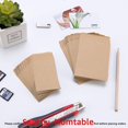 thumbnail image 1 of 100 Uds. Sobres peque?os Kraft para monedas, sobres autoadhesivos Kraft para jardín, oficina o regalo de boda ZefeiWu 8390606904829, 1 of 1