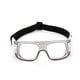 thumbnail image 5 of Sonducket Gafas deportivas para hombre, gafas protectoras lavables reutilizables portátiles, gafas de fútbol para baloncesto, gafas ajustables, gris claro 2Conjunto, 5 of 6