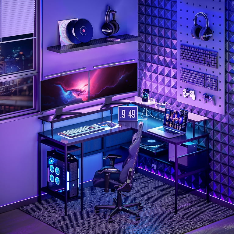 LeetDesk AURA ⭕ LED Gaming Desk with RGB