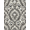 Ivory, Pattern 2, variant on ODIKA 6' x 9' Machine Washable Non-Slip Area Rug, antique floral High Traffic Rug, Black, 1387623