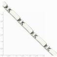 thumbnail image 3 of White Stainless Steel bracelet Chain style Fancy 7.5 in 9 mm, 3 of 3