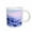 White, variant on 3drose, Pink Sunrise over Blue Snowy Mountains - Alps Mountain Snow Sunset - Austria Landscape Photography, 11oz Two-tone Green Mug