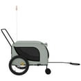 thumbnail image 5 of vidaXL Pet Bike Trailer Bicycle Cargo Dog Stroller Oxford Fabric and Iron, 5 of 10