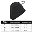thumbnail image 5 of Dog Ear Wrap Noise Protection, No Shake Dog Muffs & Head Wrap, Thick Noise Cancelling Ear Cover for Anxiety Relief, Adjustable Calming Hoodie for Thunder, Firework, Grooming(Black,M), 5 of 8