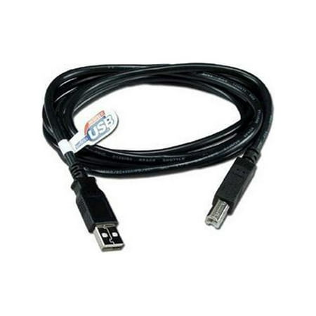 QVS CC2209C-06 6 ft. Black USBA-USBB M/M Black Cable