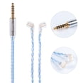 thumbnail image 4 of Gwong Electrónica HiFiHear MMCX / 2PIN / QDC 16 Core Brayed Plack Plateado Auricular Cable equilibrado, 4 of 7