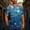Blue, variant on KeShDi Shirts Men Casual Fashion Turndown Collar Printing Short Sleeve Button Shirt Blouse Blue 5X