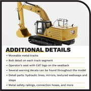 CAT Caterpillar 336 Next Generation Hydraulic Excavator and Operator High Line Series 1/50 Model by Diecast Masters