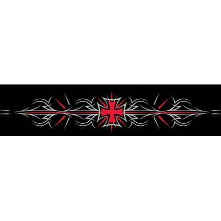 Zan Headgear Cotton Cooldanna Head/Neck Wrap Tribal Iron