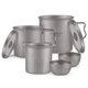 thumbnail image 1 of Juego de tazas de té de titanio TOMSHOO con colador, apilables y livianas, 1 of 8