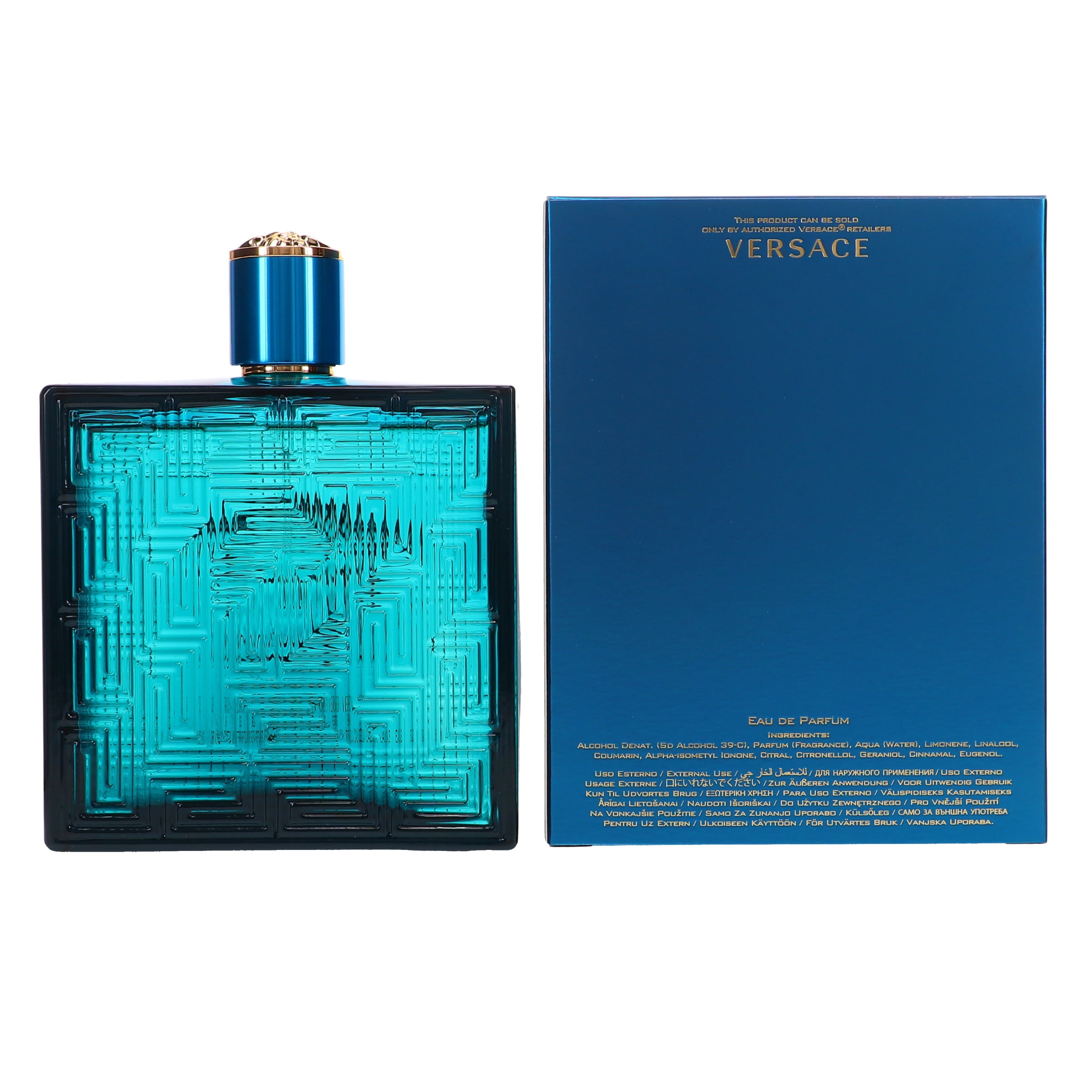 Versace Eros Eau de Parfum, Cologne for Men, 6.7 oz