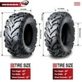 thumbnail image 4 of WANDA Set of 4 ATV/UTV Tires 25X8-12 25X10-12 P341 Solid Deep Tread for 2000-2009 ARCTIC CAT 500, 4 of 5