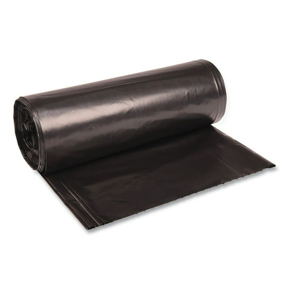 Boardwalk Super Extra-Heavy Grade Can Liners 38 x 58 2 Mil 60 Gallon Black 4 Rolls/CT 526