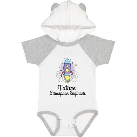 

Inktastic Future Aerospace Engineer Rocket Gift Baby Girl Bodysuit