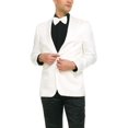 thumbnail image 5 of Adam Baker Men's Floral Paisley Shawl Lapel Tuxedo Jacket Matching Bow Tie Included, 5 of 6
