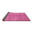 thumbnail image 2 of Ahgly Company Indoor Rectangle Abstract Pink Contemporary Area Rugs, 2' x 4', 2 of 4
