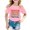 Pink2, variant on Trendfront Toddler Girls Fashion Tee Letter Print Casual Crewneck Short Sleeve Tops Pullover Shirt Clothes for Little Girl 3rd Birthday Party Gift T-Shirt