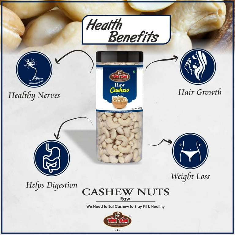 YUM YUM Premium Dry Fruits Combo Pack of 3 Whole Raw Cashew 250g