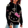 thumbnail image 1 of Sudadera con capucha de los años 90, sudadera gótica Y2k, sudadera con capucha de Hello Kitty, sudadera de anime japonés, sudadera MINISO, ropa, tops, sudadera, ropa de calle, 1 of 1