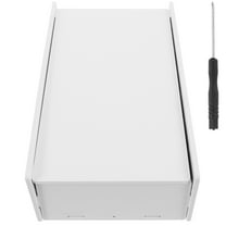 TABLZONE Wood Cash Storage Box with Multiple Compartments and Desktop Receipt Organizer