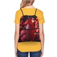 thumbnail image 4 of Naloa Berry Infused Refreshment Drawstring Backpack String Bag Cinch Water Resistant for Gym Shopping Sport Yoga, 4 of 6