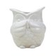 thumbnail image 3 of Maceta de cerámica con forma de búho para bonsái, ideal como regalo de cumpleaños Sin olor Blanco, 3 of 9