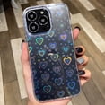 thumbnail image 4 of Compatible con iPhone 13 Pro Max, funda transparente con purpurina láser circular, suave y flexible, TPU y PC dura a prueba de golpes para mujeres y niñas, funda para teléfono, 4 of 7