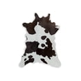 thumbnail image 4 of Natural Classic Calfskin Throw Rug | White & black | 2'x3', 4 of 4