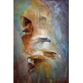 thumbnail image 2 of Lund, Denton 13x18 Black Ornate Wood Framed with Double Matting Museum Art Print Titled - A Conjuring Of Eagles, 2 of 4