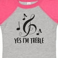 thumbnail image 4 of Inktastic Funny Music Yes Im Treble Boys or Girls Baby Bodysuit, 4 of 5