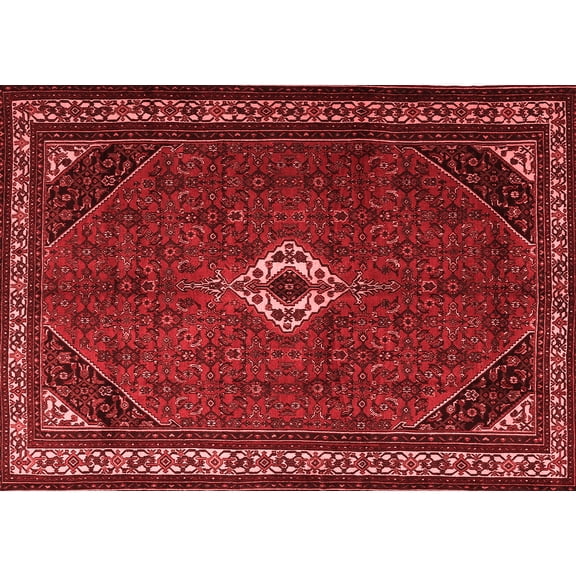 Ahgly Company Indoor Rectangle Persian Red Traditional Area Rugs, 5' x 7'