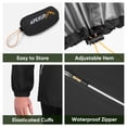 thumbnail image 5 of APEXUP Packable Rain Jacket, Waterproof Lightweight Hooded Raincoat with Reflective, 3X-Large, 5 of 7