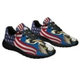thumbnail image 6 of Louisiana Brown Pelican Bird and Magnolia Flower Shoes Sneakers Black Size 12, 6 of 7