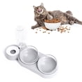 thumbnail image 4 of Juego de Tazón de Alimentos de Agua de Mascotas, Diseño de inclinación de inclinación en el Fondo ESTA, 4 of 8