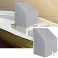 thumbnail image 6 of EPOTOOR 45"H X 40"L X 46"W Grey WaterProof Heavy duty Boat Center Console Cover 600D, 6 of 7