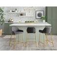 thumbnail image 3 of LumiSource Daniella Fixed-Height Counter Stool - Set of 2, 3 of 10
