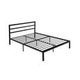 thumbnail image 1 of Cterwk Metal Frame Platform Bed with Headboard Charcoal, Black, 1 of 7