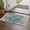 Blue Turtle, variant on Blue Turtle Coastal Bathroom Rug 2'x3', Summer Beach Nautical Starfish Coral Low Profile Front Entryway Rug with Tassels, Woven Cotton Washable Kitchen Mat Carpet for Foyer Bedroom Back Door Decor