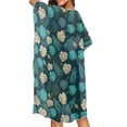 thumbnail image 3 of Xoenoiee Tropical Monstera Palm Leaves Pattern Kimonos for Women Beach Cover Up Loose Swimsuit Bathing Suit Coverup Cardigan Summer Swimwear for Ladies, 3 of 7
