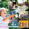 thumbnail image 3 of Lenbar Bubble Gun for Kids 2 Pack, 10-Hole Automatic Bubble Blaster with LED Lights, Fun Outdoor Toy for Toddlers, Easter Gift and Party Favor for Boys and Girls, 3 of 9